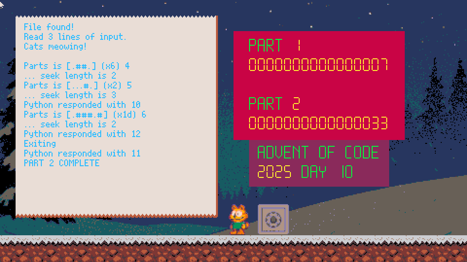 Advent of Code 2025 Day 10: Factory